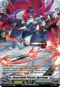 Aurora Battle Princess, Agra Rouge Card Front