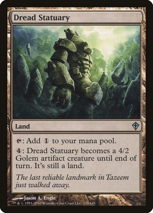 Dread Statuary Card Front