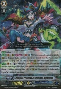 Vampire Princess of Starlight, Nightrose Card Front