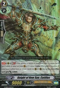 Knight of New Sun, Catillus Card Front
