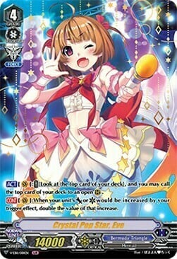 Crystal Pop Star, Eve Card Front