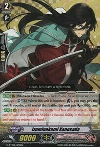 Izuminokami Kanesada [G Format] Card Front