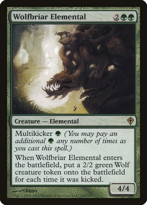 Wolfbriar Elemental Card Front