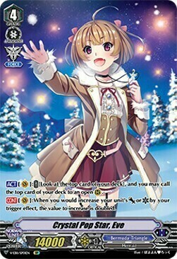 Crystal Pop Star, Eve Card Front