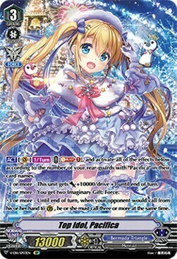 Top Idol, Pacifica Card Front