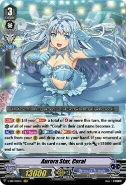 Aurora Star, Coral [V Format] Card Front