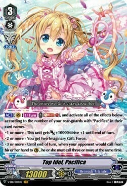 Top Idol, Pacifica [V Format] Card Front