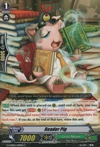 Reader Pig Card Front