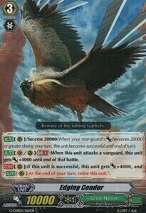 Edging Condor Card Front