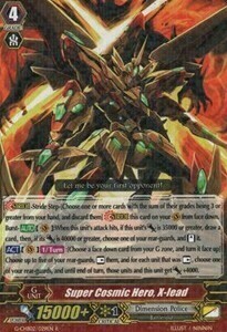 Super Cosmic Hero, X-lead [G Format] Card Front