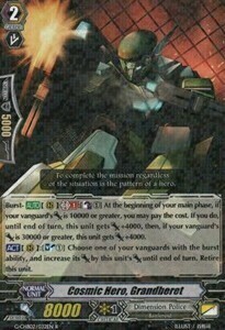 Cosmic Hero, Grandberet [G Format] Card Front