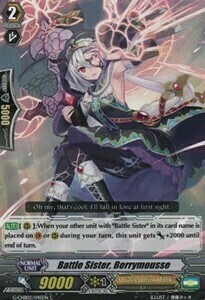 Battle Sister, Berrymousse Card Front