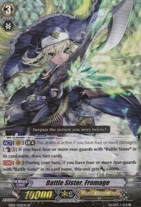 Battle Sister, Fromage Card Front