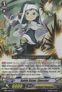 Battle Sister, Chocolat Card Front