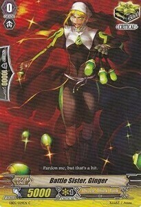 Battle Sister, Ginger Card Front
