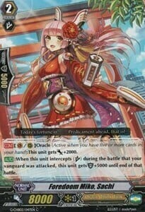 Foredoom Miko, Sachi [G Format] Card Front