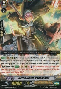 Battle Sister, Pannacotta [G Format] Card Front