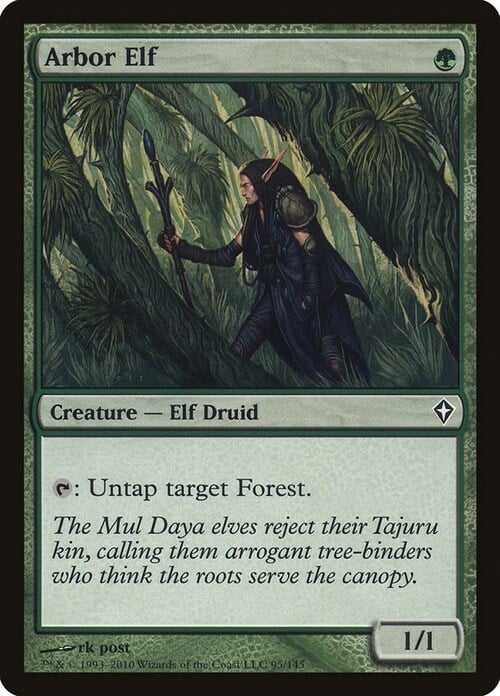 Elfo Arboreo Card Front