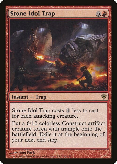 Stone Idol Trap Card Front
