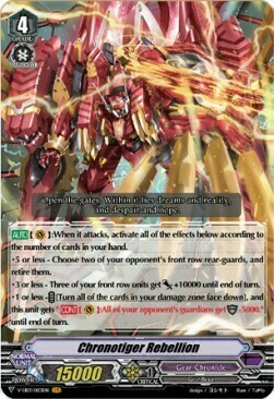 Chronotiger Rebellion [V Format] Card Front