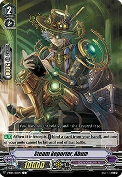 Steam Reporter, Abum [V Format] Card Front