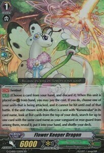 Flower Keeper Dragon Card Front