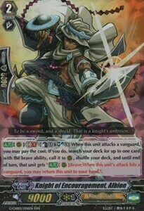 Knight of Encouragement, Albion [G Format] Card Front