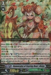 Ranunculus of Searing Heart, Ahsha [G Format] Card Front
