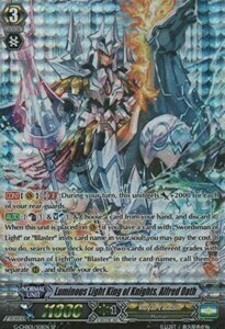 Luminous Light King of Knights, Alfred Oath Card Front