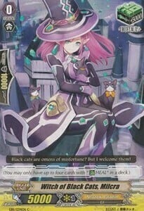 Witch of Black Cats, Milcra Card Front