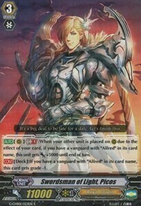 Swordsman of Light, Picos Card Front