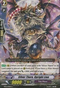 Silver Thorn, Upright Lion [G Format] Card Front