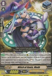 Witch of Goats, Medb Card Front