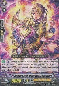 Starry Skies Liberator, Guinevere [G Format] Card Front