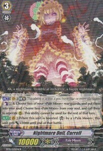 Nightmare Doll, Carroll Card Front