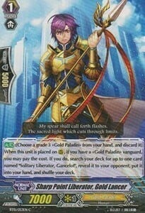 Sharp Point Liberator, Gold Lancer Card Front