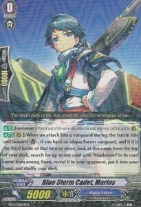 Blue Storm Cadet, Marios [G Format] Card Front