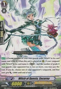 Witch of Quests, Securna Card Front