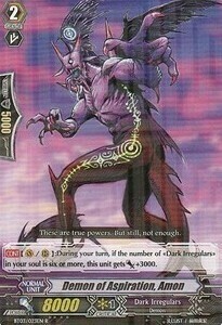 Demon of Aspiration, Amon Card Front