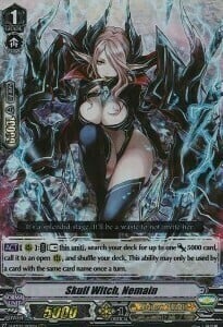 Skull Witch, Nemain Card Front