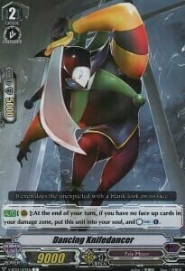 Dancing Knifedancer Card Front