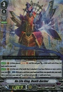 No Life King, Death Anchor Card Front