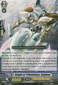 Knight of Tribulations, Galahad Card Front