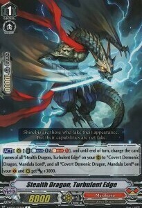 Stealth Dragon, Turbulent Edge Card Front