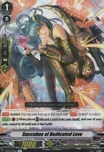 Succubus of Dedicated Love Card Front