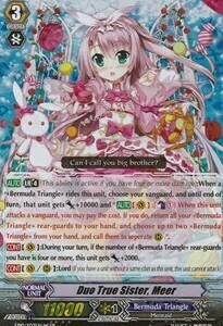 Duo True Sister, Meer [G Format] Card Front