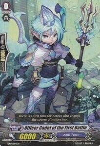 Officer Cadet of the First Battle Card Front