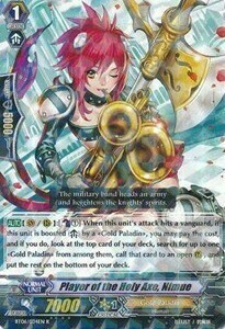 Player of the Holy Axe, Nimue Card Front