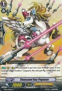 Thousand Ray Pegasus Card Front