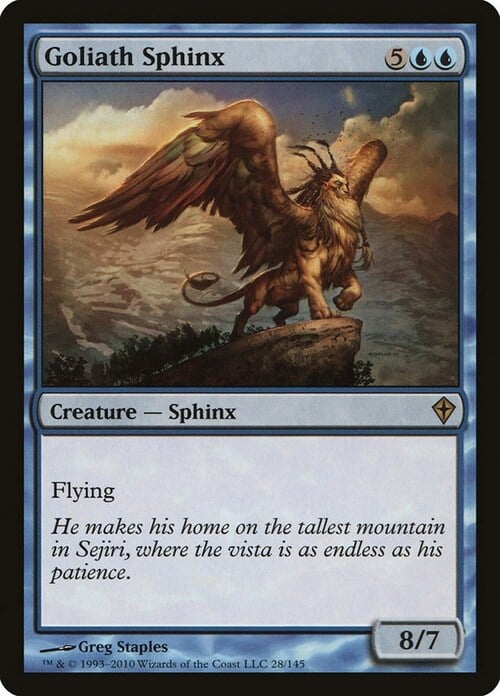 Goliath Sphinx Card Front